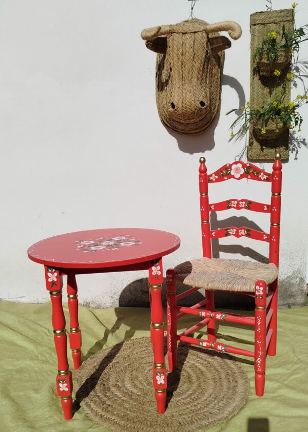 Mesa Estilo Sevillano Decorado - Imagen 3