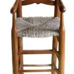 Sillón trona pintado