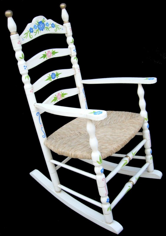 Mecedora Cuatro Tablas Decorada