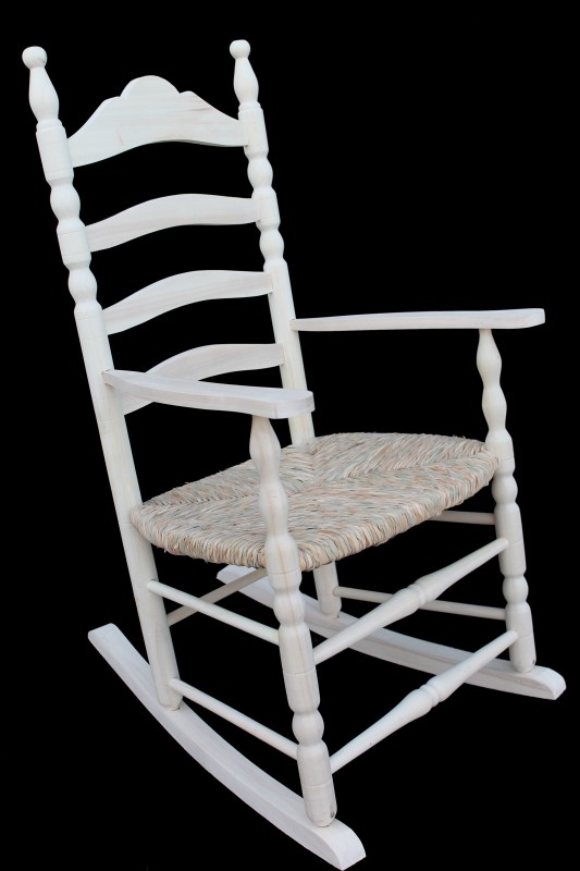 Mecedora respaldo cuatro tablas